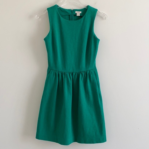 J. Crew Dresses & Skirts - J.Crew Green Fit & Flare Dress
